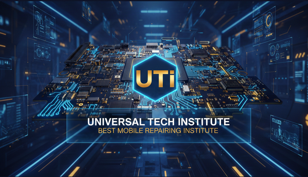 Mobile repairing training class at Universal Tech Institute Bandra